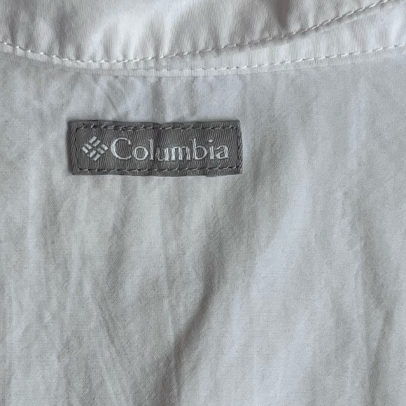 Columbia White Women’s Omni-Shade Button-Up Size XL Shirt GUC - Picture 7 of 7